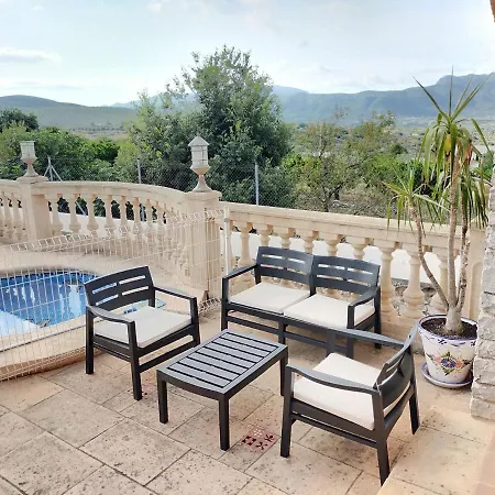 Villa Spacious With Large Private Pool And Incredible Views Llutxent
